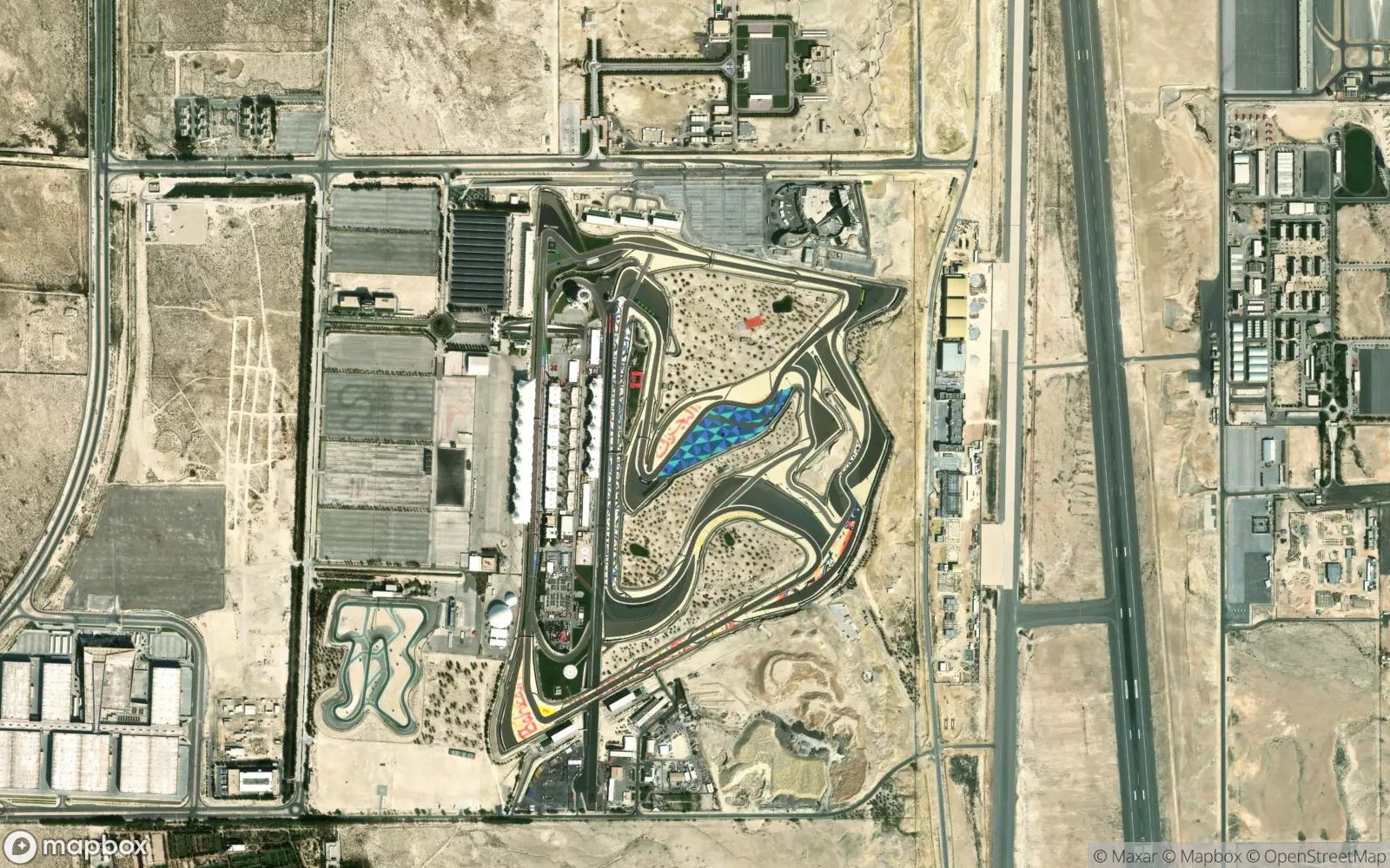 Bahrain satellite view