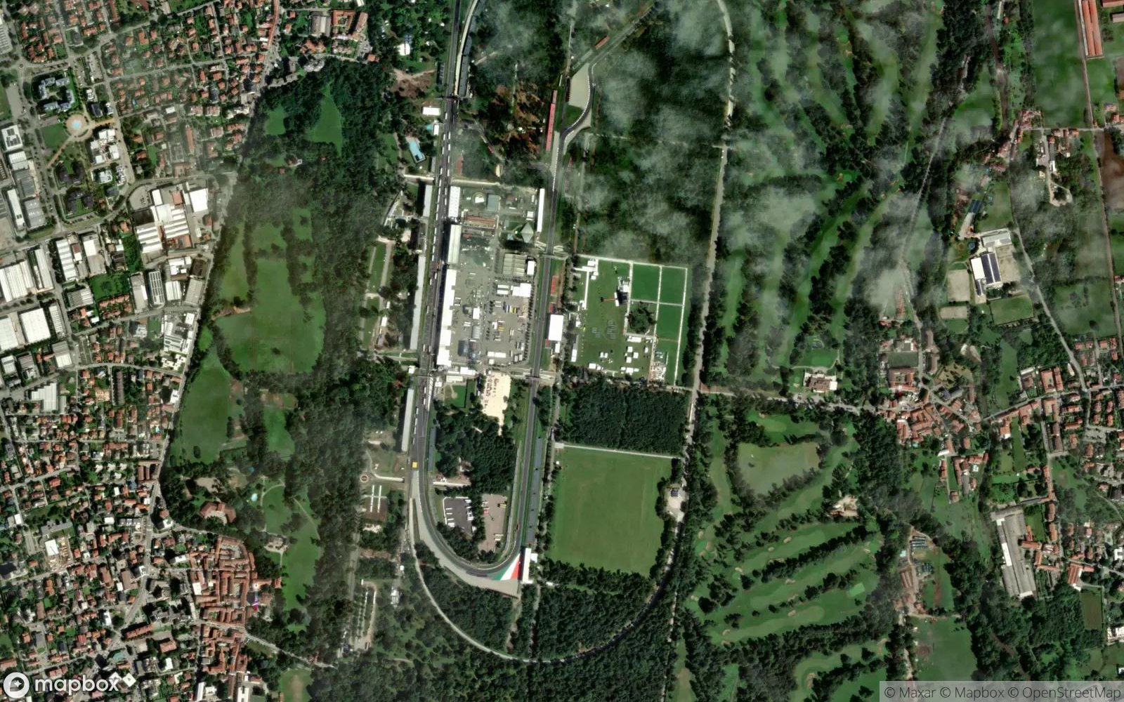 Monza satellite view
