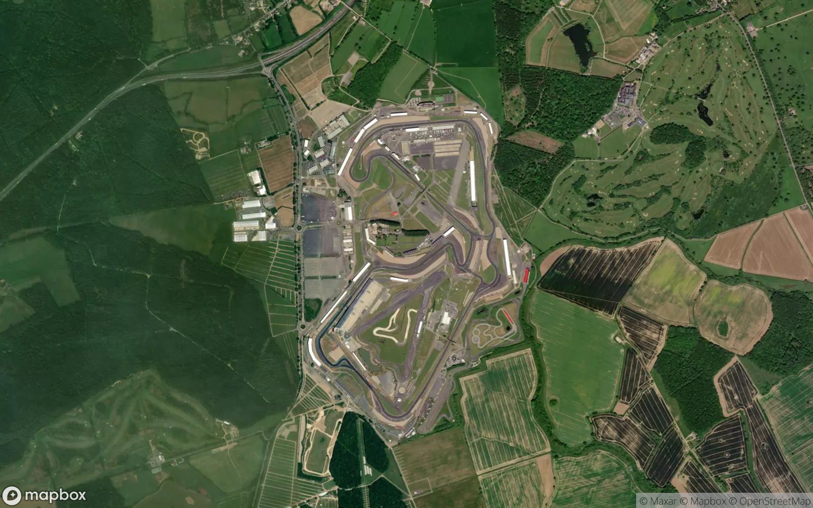 Silverstone satellite view