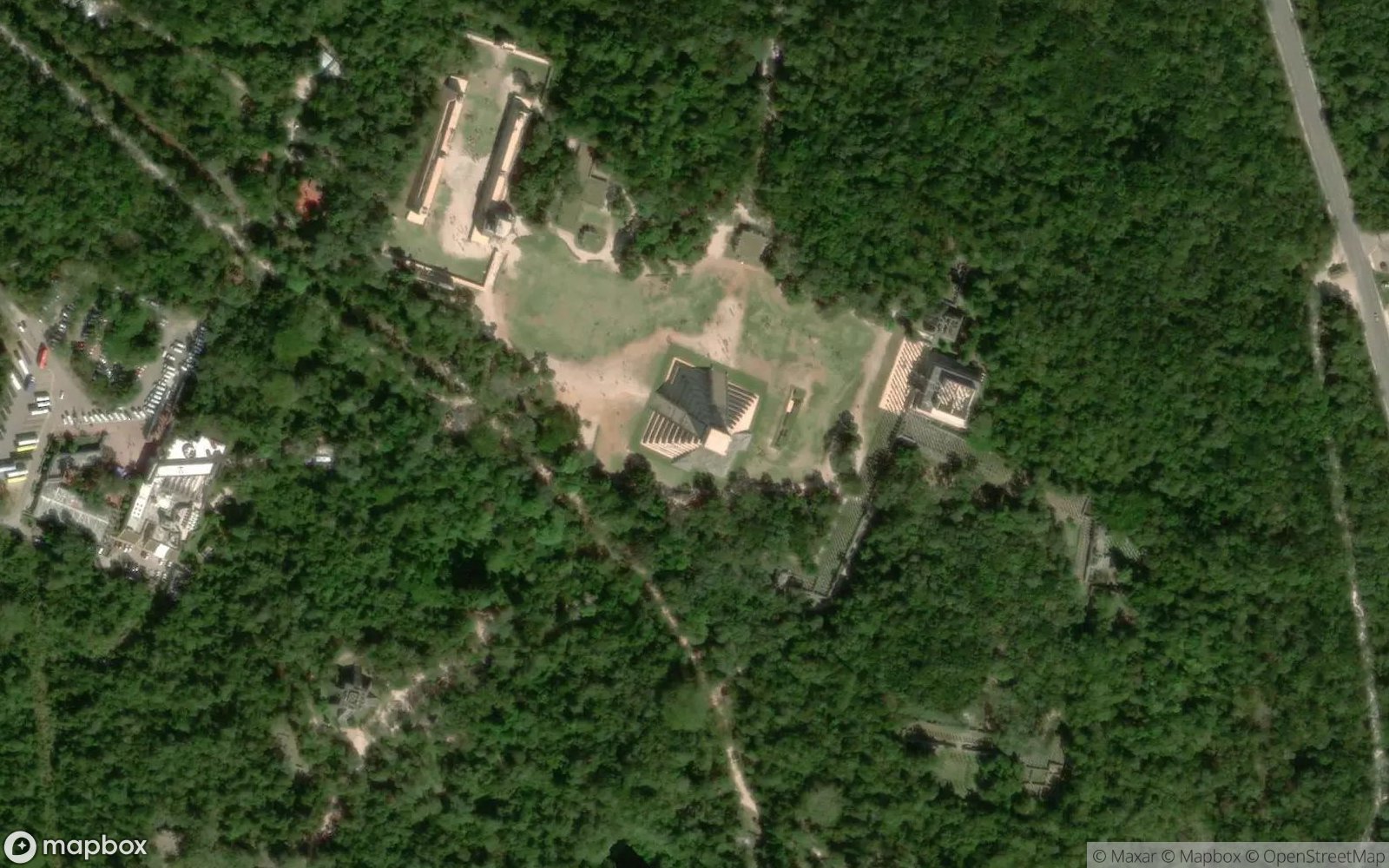 Chichen Itza satellite view