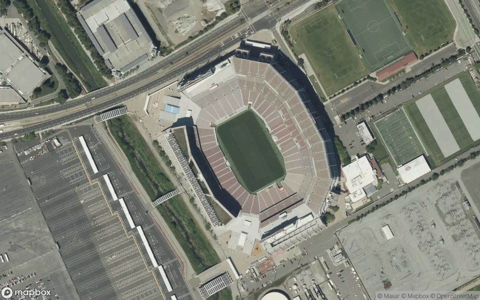 Levi's Stadium satellite view