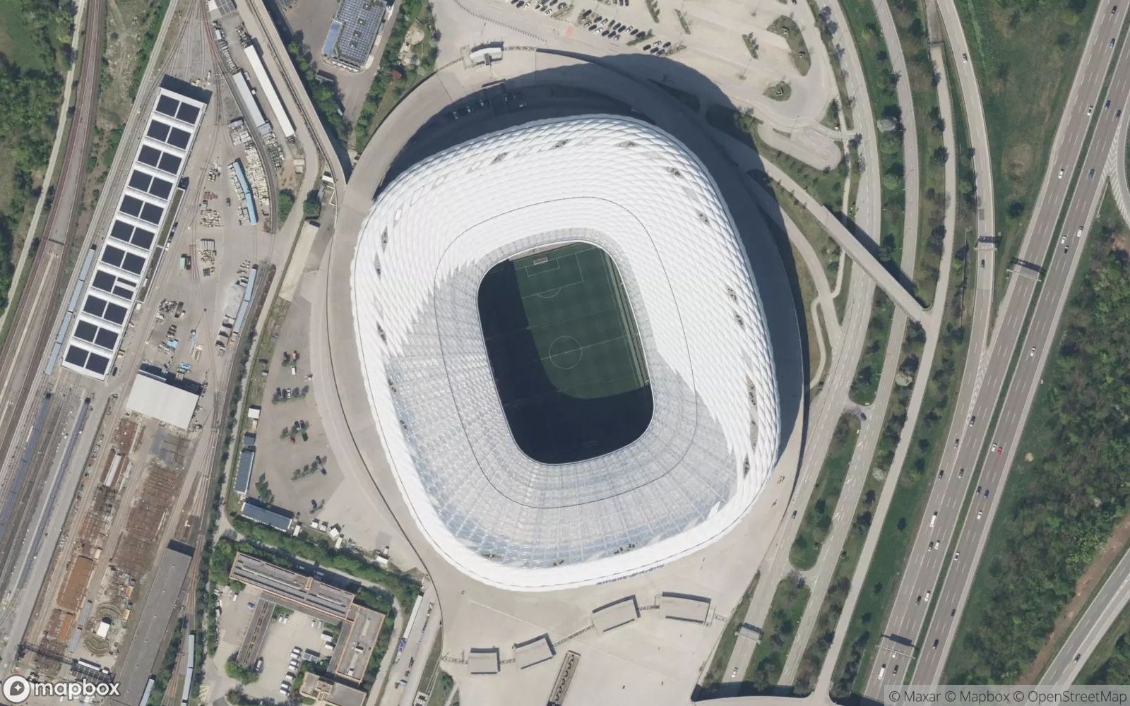 Allianz Arena satellite view