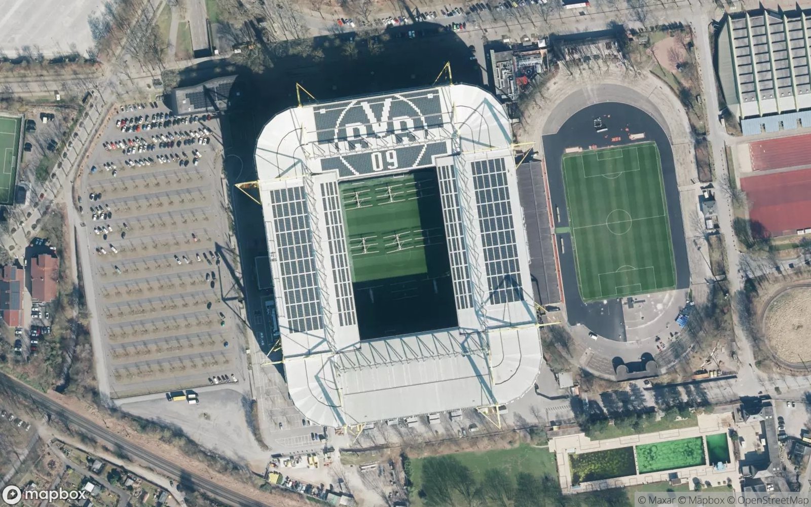 Signal Iduna Park satellite view